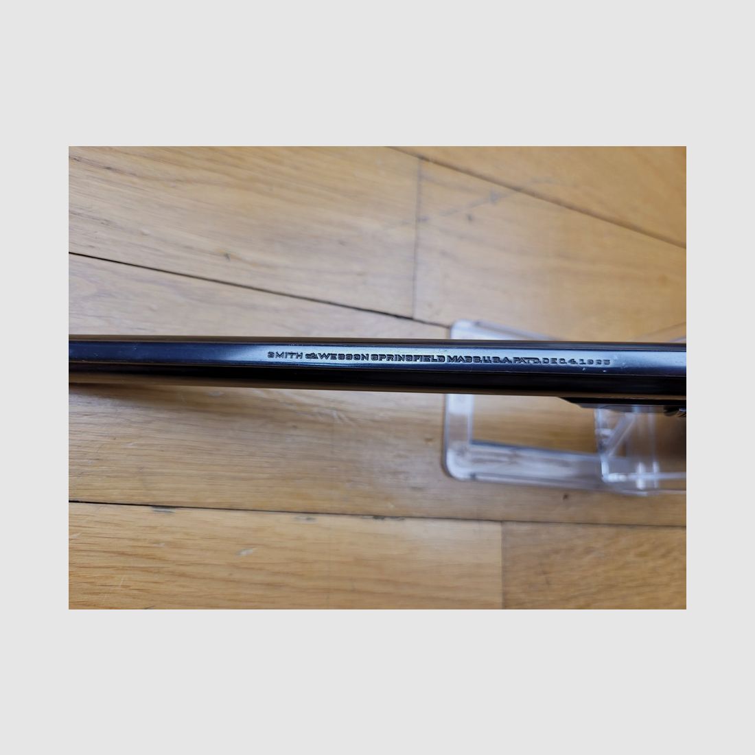 Merveille art déco – Smith&Wesson Straight Line – 22LR – 10 pouces – 1.870 fabriqués only! – né en 1925 ! État superbe !, image 13 sur 24