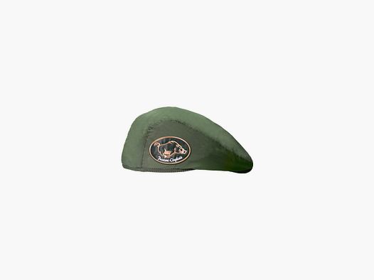 Grüne Kappe mit dem Patch Wildschwein Bronze: Ein perfektes Accessoire für Tierliebhaber