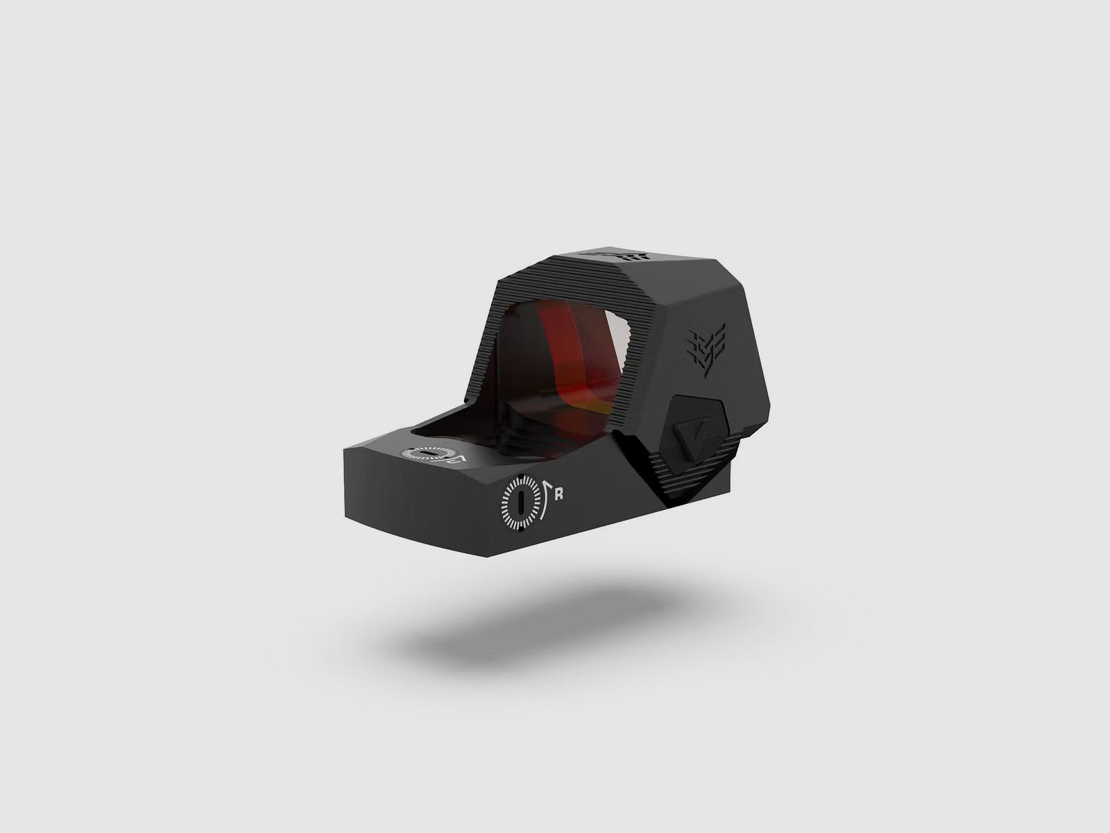 Swampfox Sentinel II 1x20 RMSc Micro-Reflexvisier - 3 MOA Dot, grün, Blackout Rear Sight Guide, Bild 4 von 17