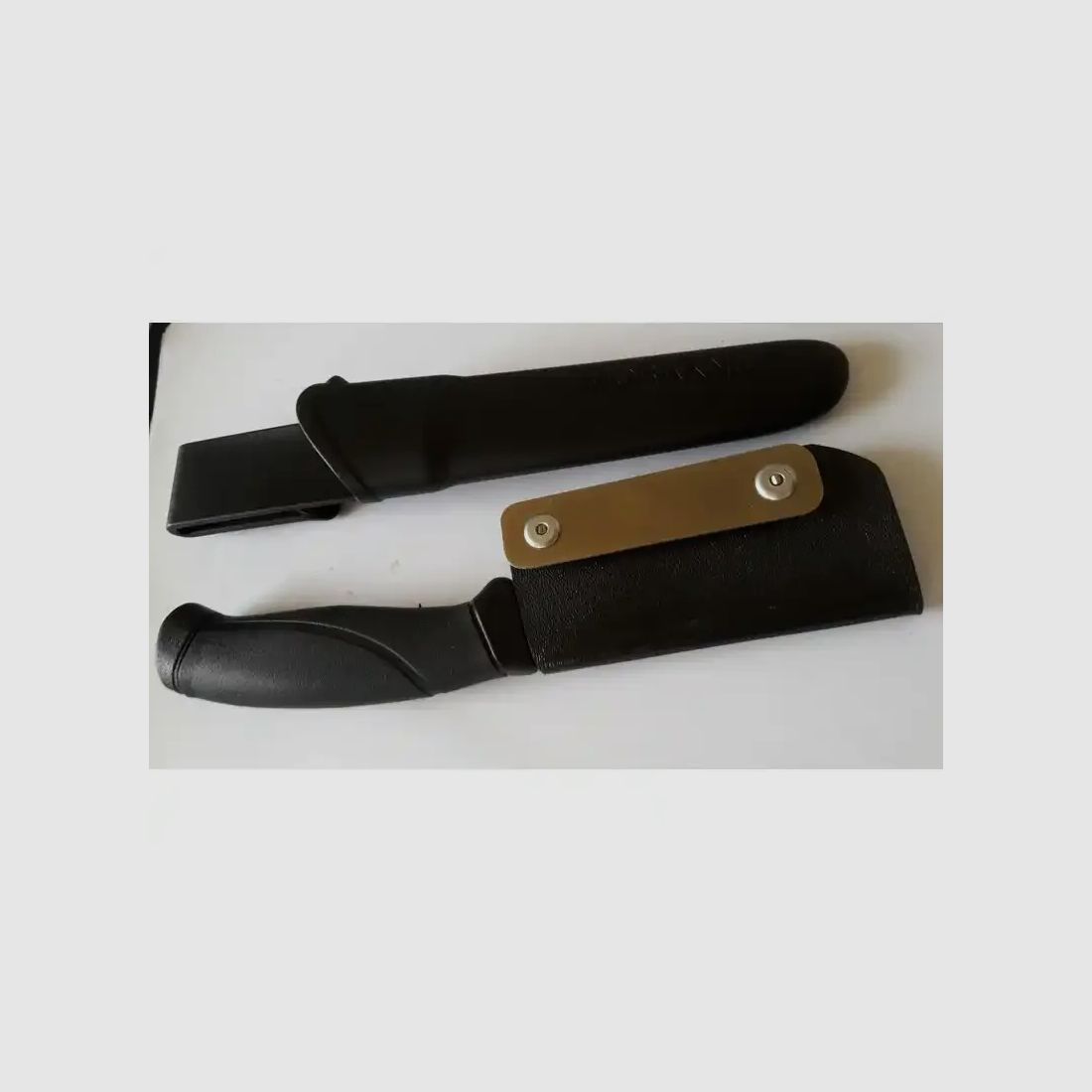 Black Kommando Mora 120, schwarz, Kydexscheide