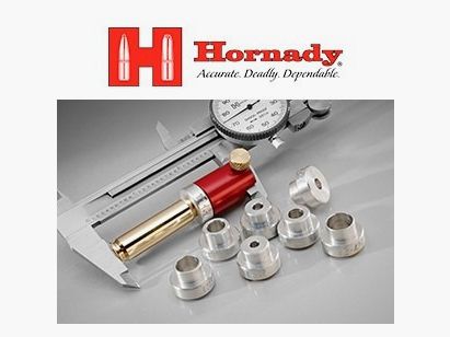 Hornady LNL Comperator Set mit 14 Kalibereinsätzen für Messschieber