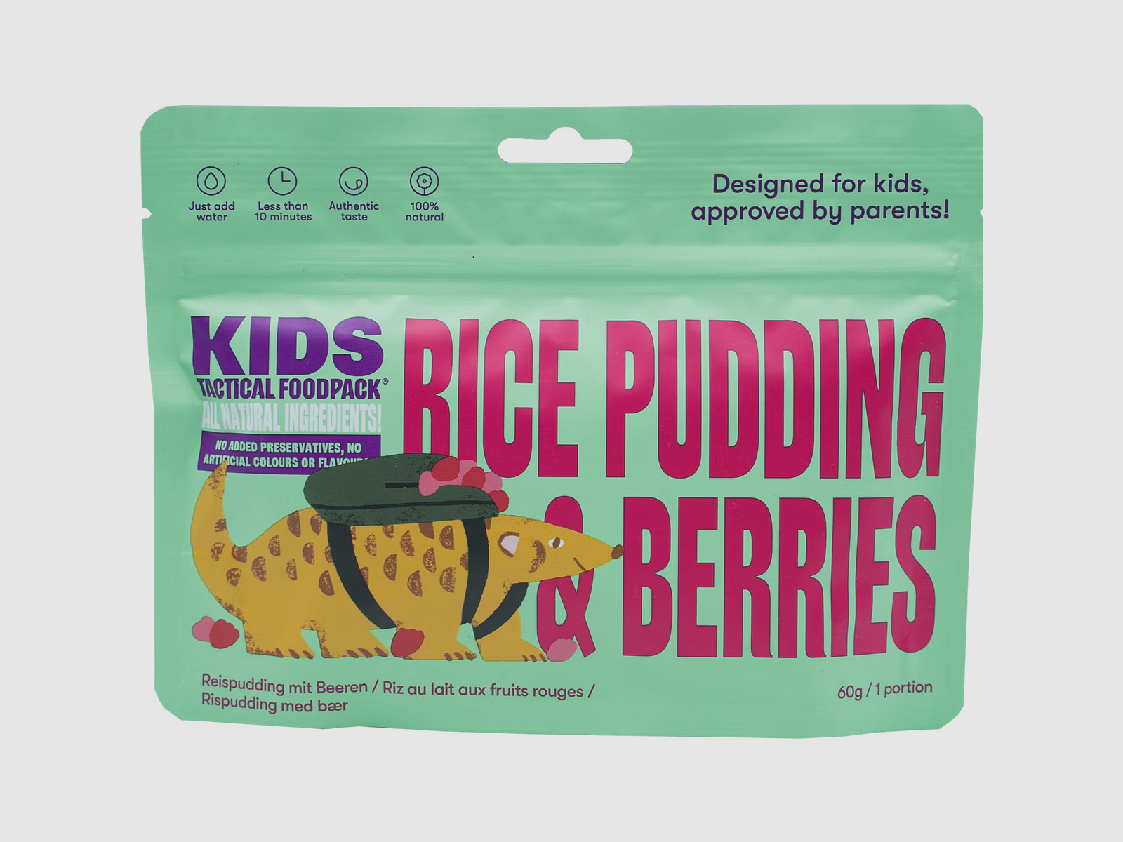 Tactical Foodpack Kids Arroz con leche con bayas