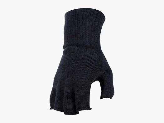 MFH MFH Knitted Gloves without Fingers black