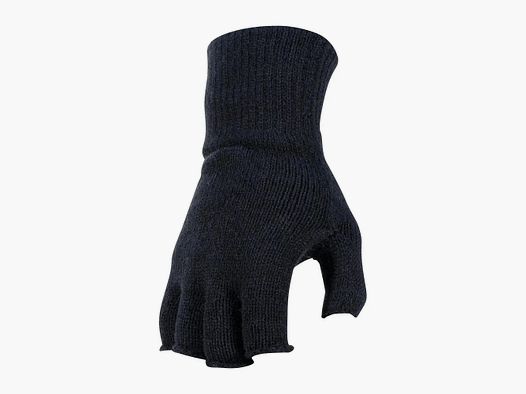 MFH MFH Guantes de punto sin dedos negros para hombres