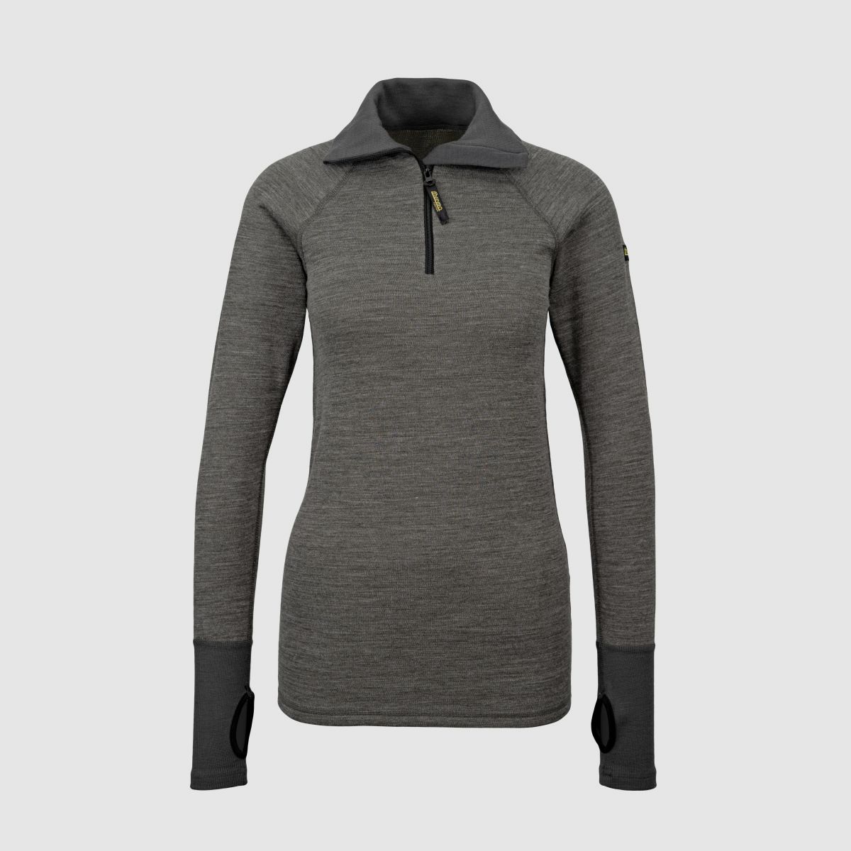 THERMO FUNCTION undershirt with zipper TS 300 WOMEN Gray