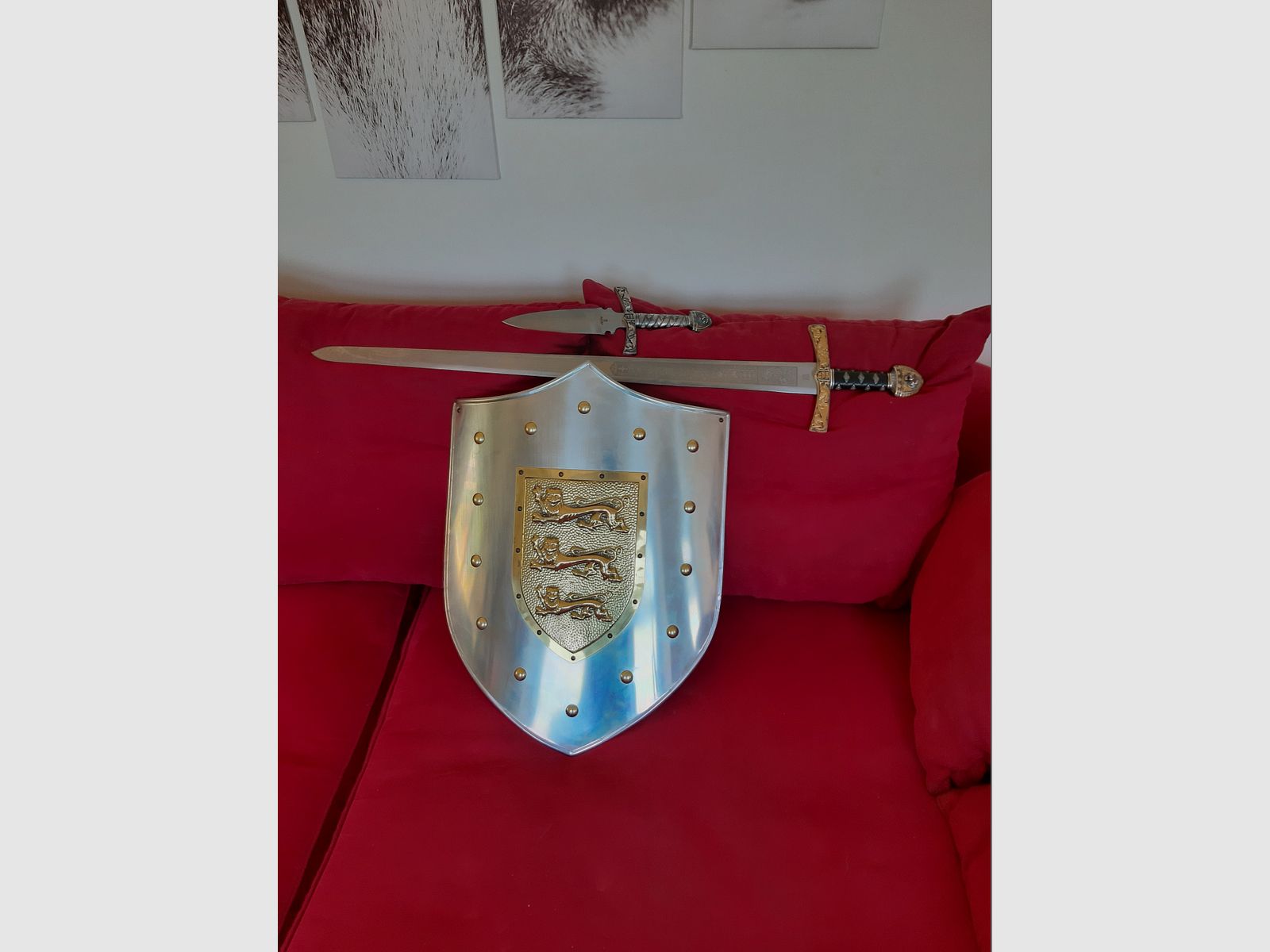 3  Rey Ricardo Corazón de León OBJETOS DE COLECCIÓN del fabricante de marca.