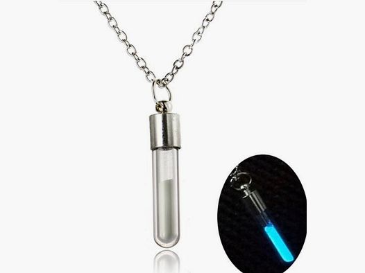 LEUCHTANHÄNGER - BLAU - KEIN TRITIUM - 28 x 7 MM
