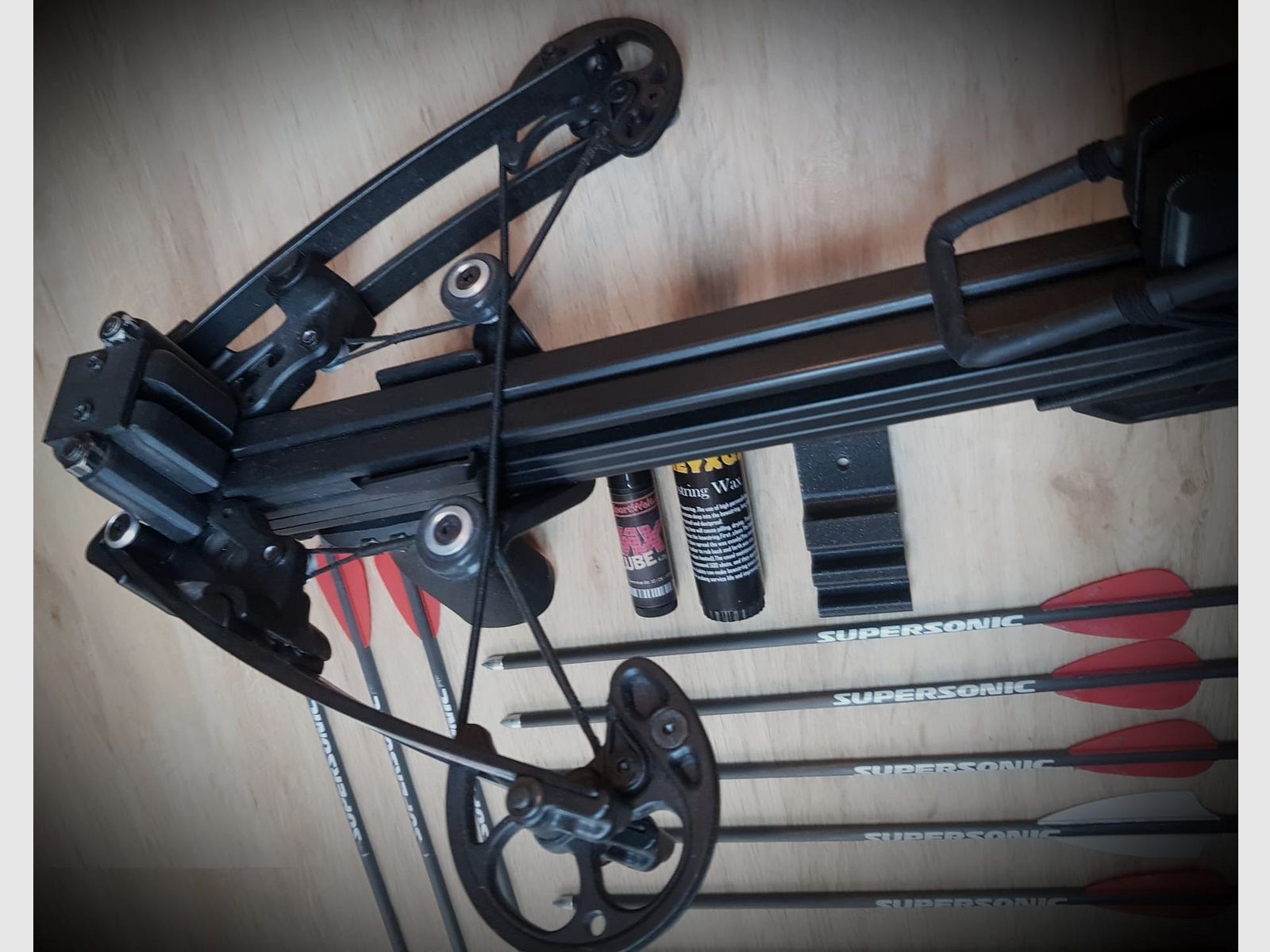 x-bow fma supersonic con cargador y accesorios
