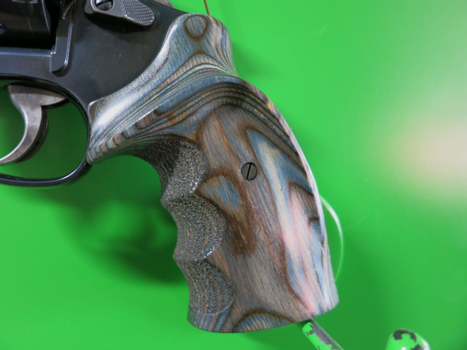 Revolver SMITH & WESSON Model 586-5, Target Champion 6", Cal. 38/357 Mag, Royal Blue #33-