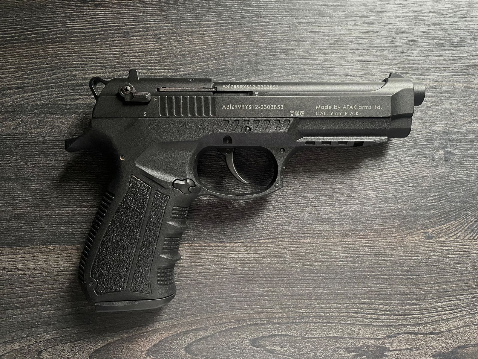 Zoraki 918 Schreckschuss-Pistole 9mm P.A. brüniert, Bild 3 von 4