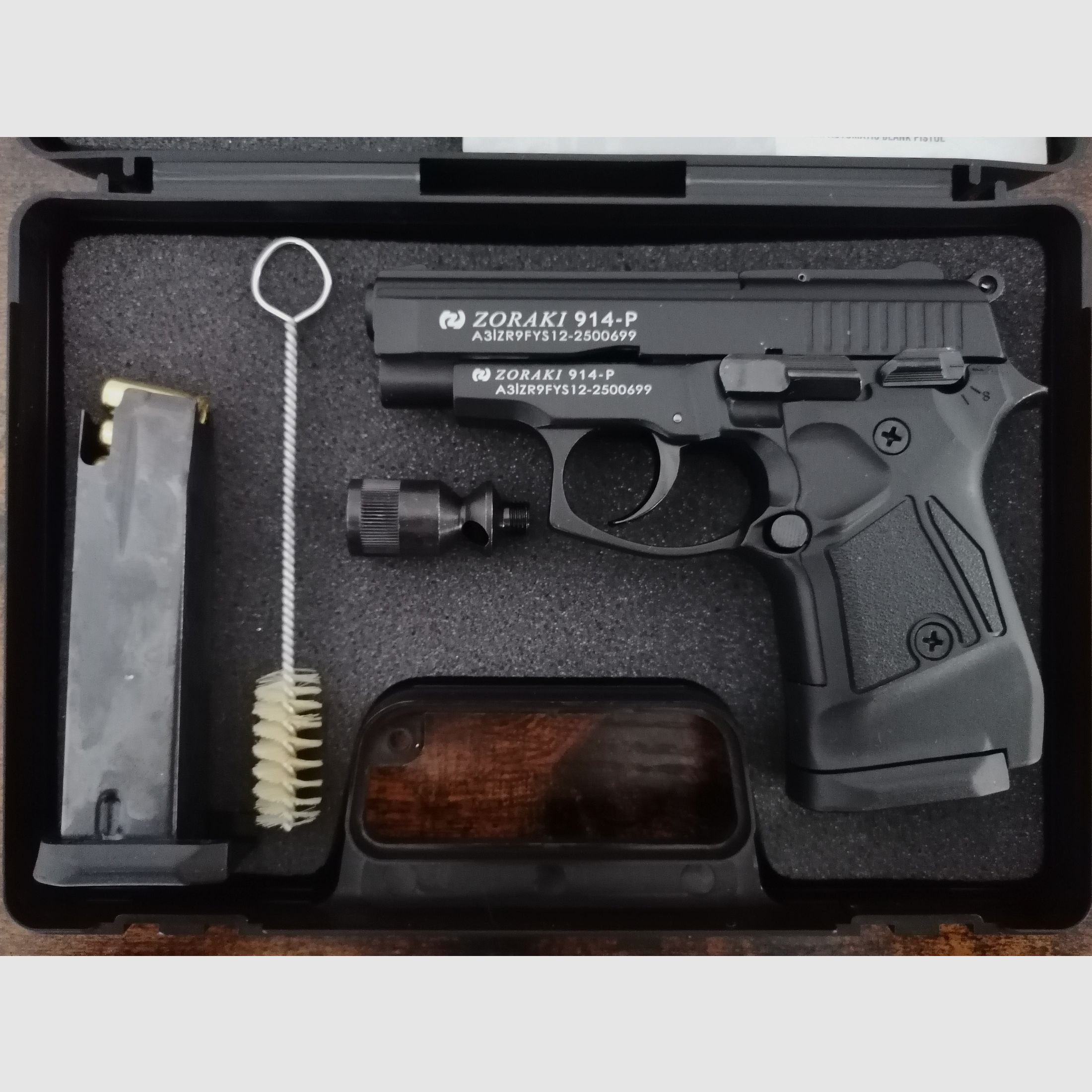 !!NEUWARE!! Zoraki 914 Schwarz 9mm P.A.K im Originalkoffer mit Zubehör