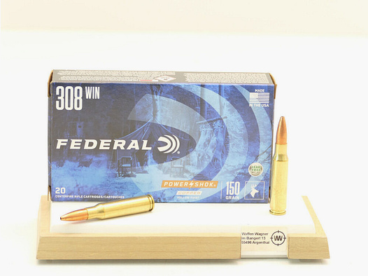 Federal	 Copper Power Shok 150grs A20