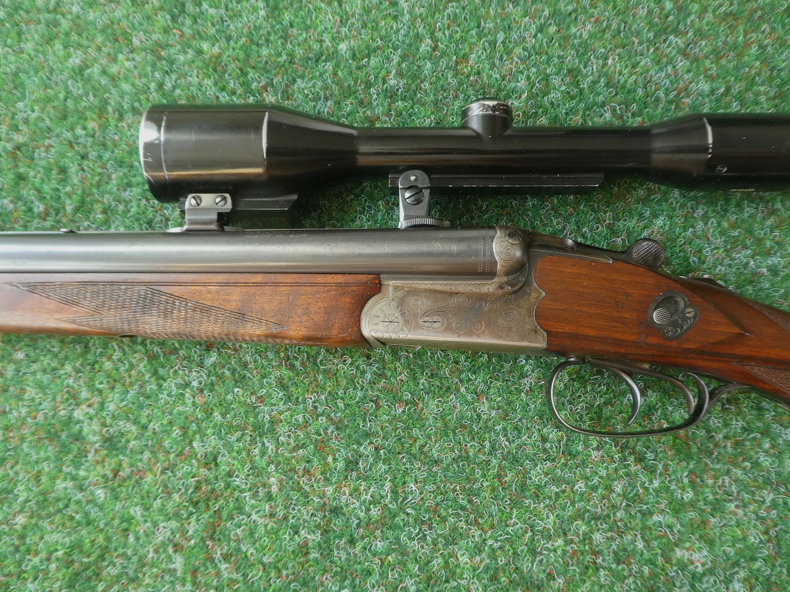 Suhler Drilling Mod 32 im Kaliber 16/70 und 7x57R, Q1 gestempelt