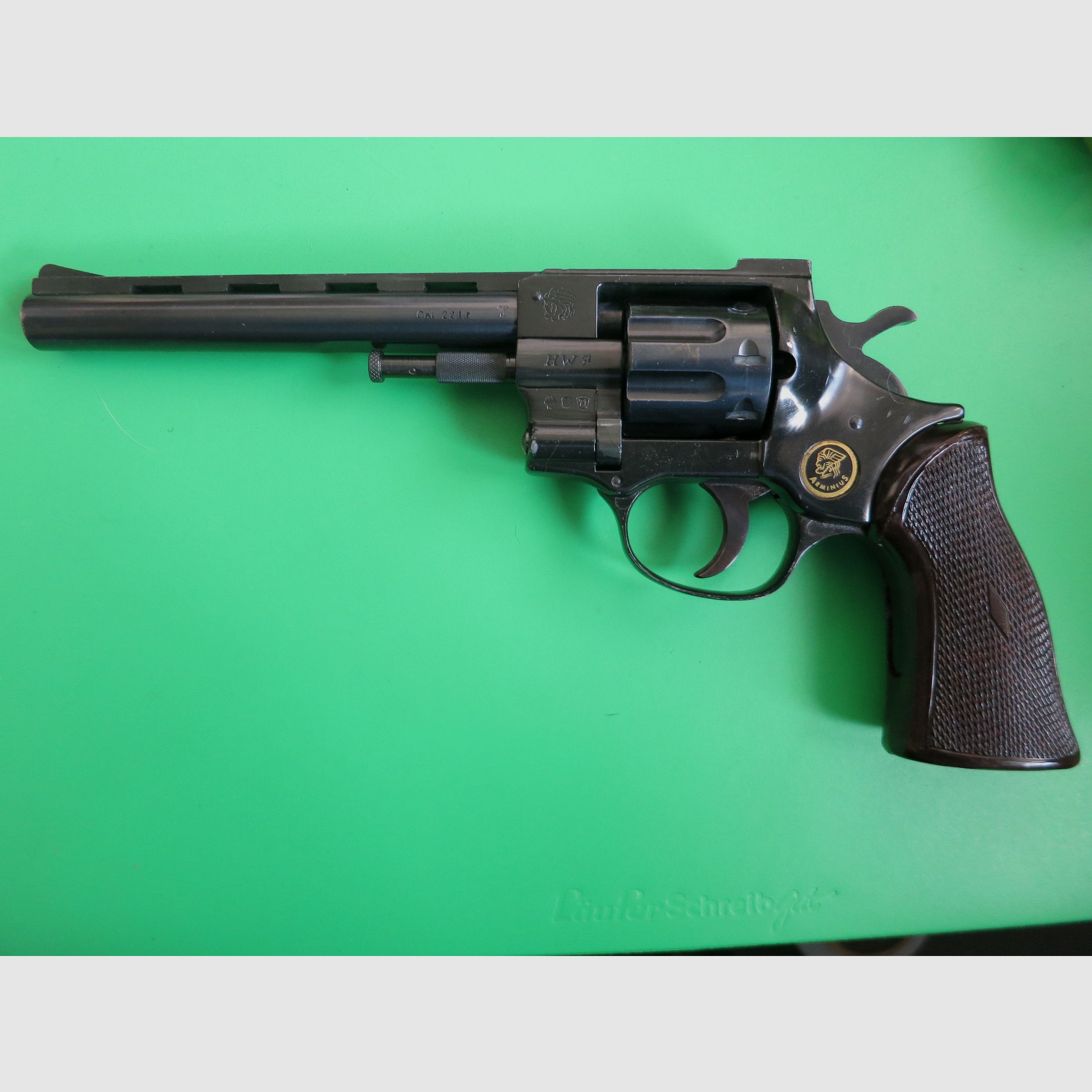 Weihrauch (Arminius) HW7, 7" barrel, .22lr, trap shooting and sport revolver #96