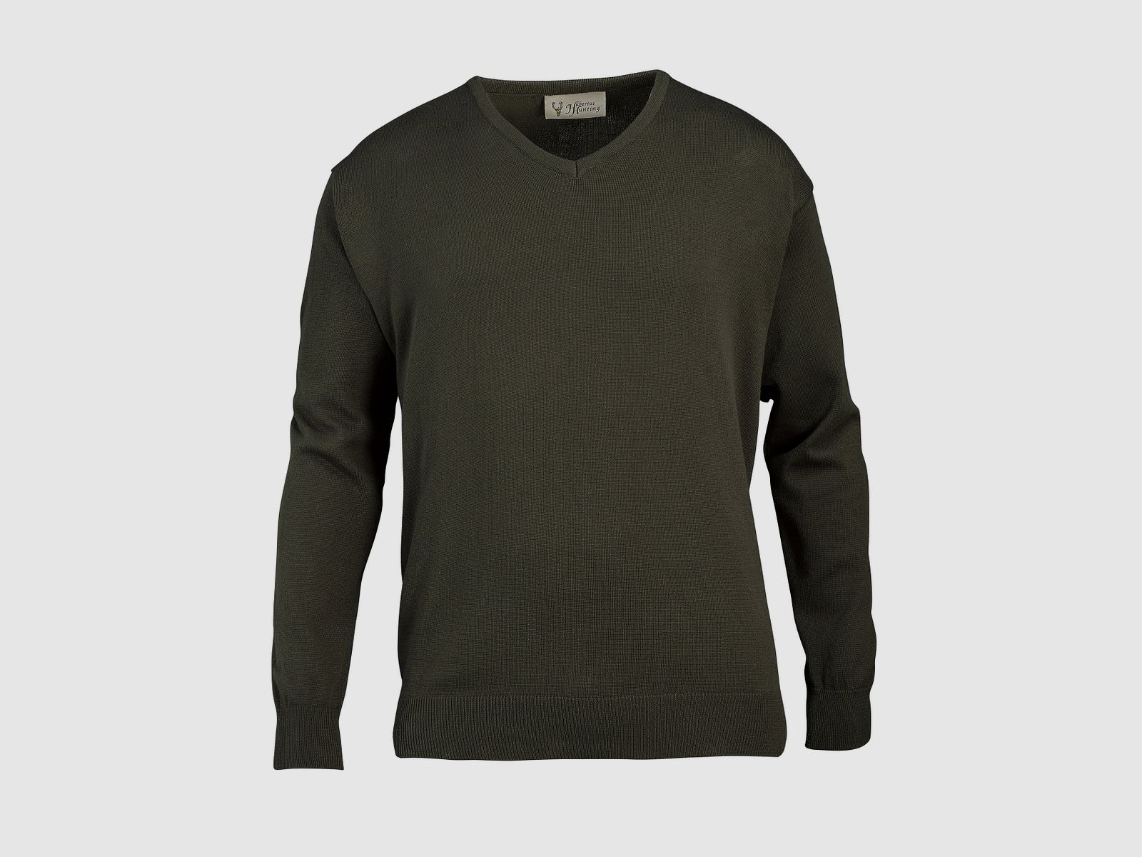 Hubertus Herrenpullover V-Ausschnitt