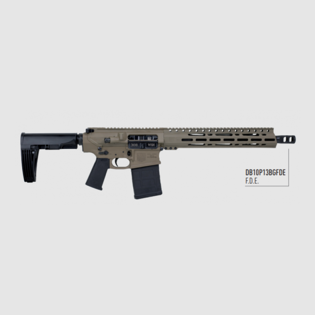 Diamondback, DB10 Tactical, .308 Win, 13.5, 10 Schuss, FDE