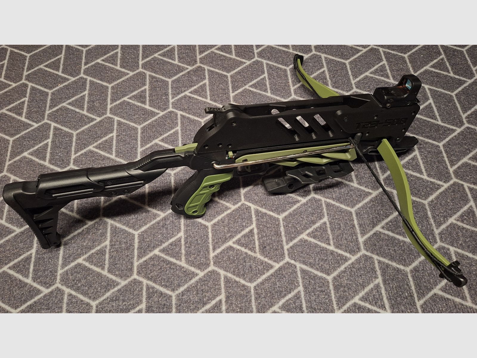 Pistolen-Kruisboog "Snake Hunter" 7Schuß magazijn/Red Dot/tas-NEU!