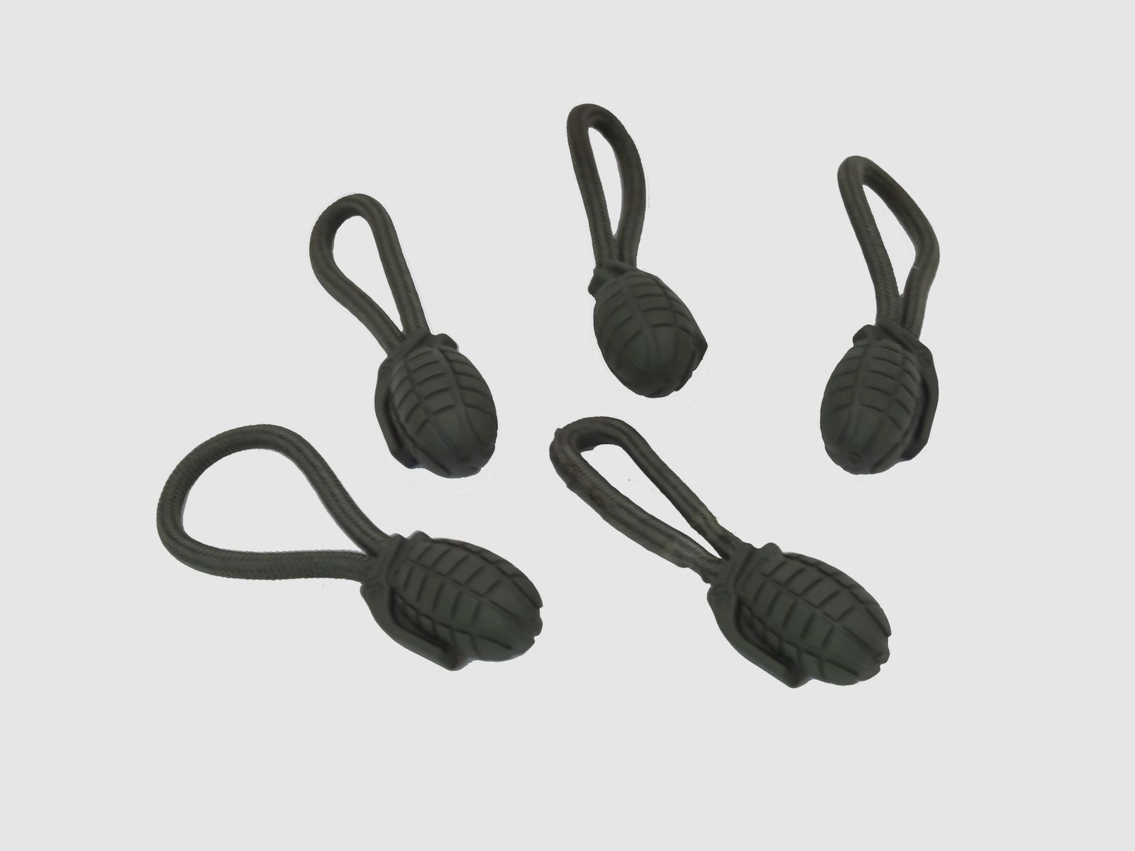 Mil-Tec Ring Puller Grenade 5pcs. - Olive