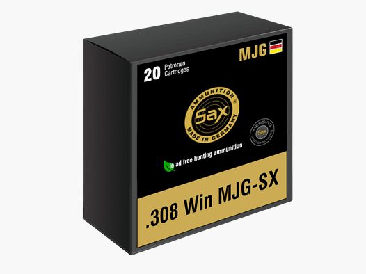 SAX .308 MJG-SX 121gr 20 disparos