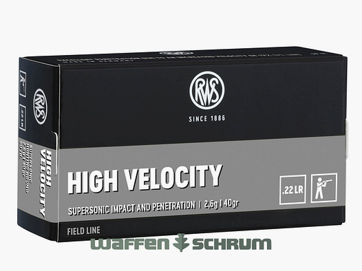 RWS High Velocity 2,6g - 40gr. .22lr