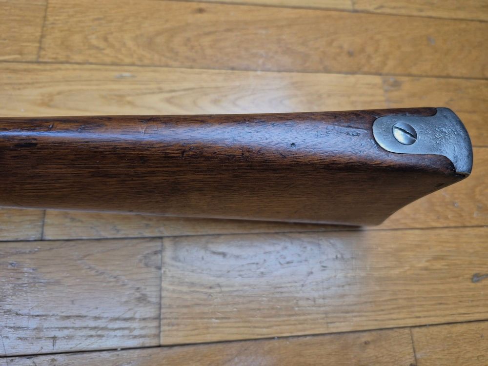 Raro fucile Springfield 1861 di Cadet – Colt Hartford nel 1862 – Cal. .58 con canna rigata per proiettile Minié – Meccanica, marchi e canna più che eccellenti – Cinghia – Superbo! TBE++, immagine 15 di 32
