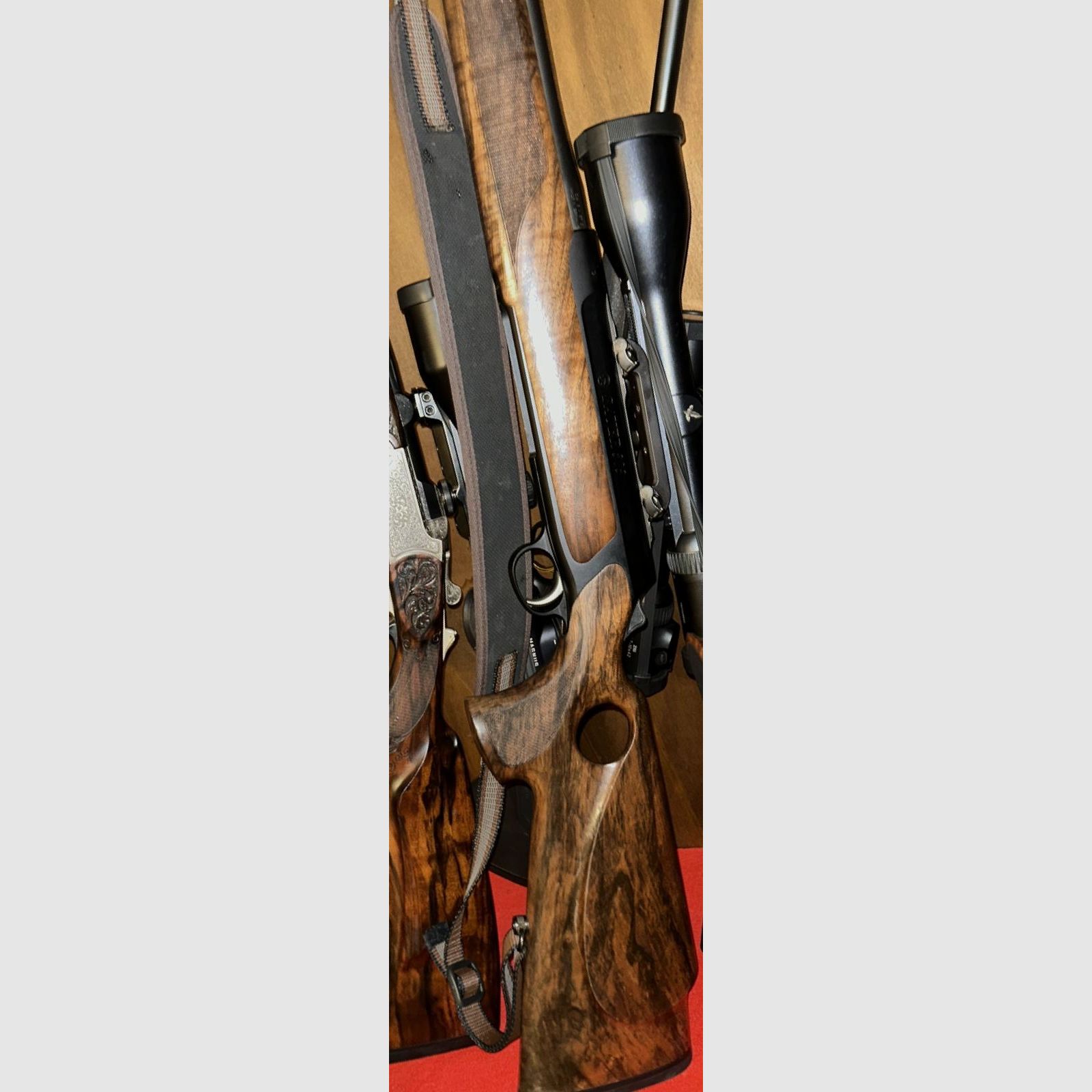 Sauer 303 avec Zeiss point rouge bois classe 7 crosse à 7 trous