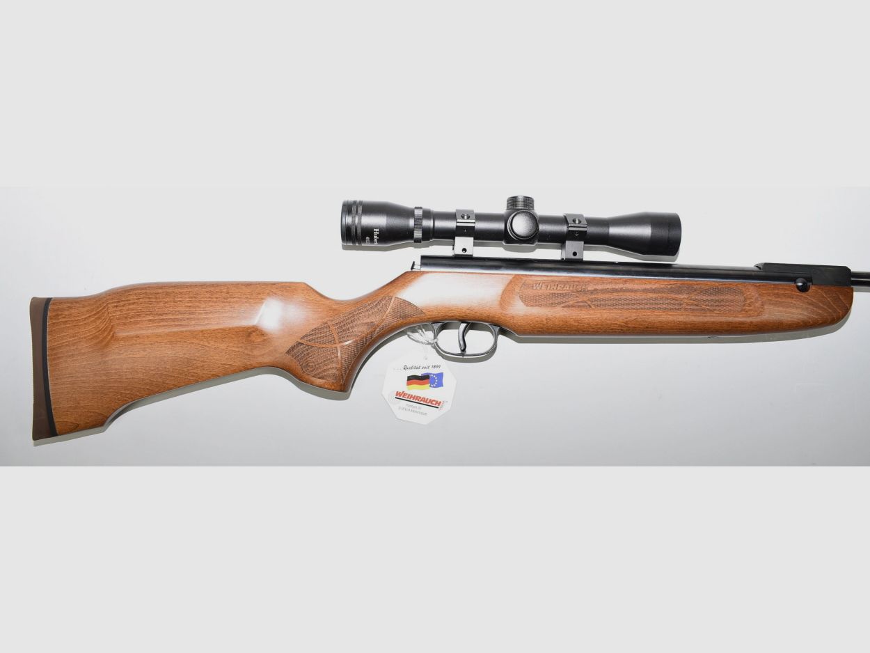 Weihrauch	 HW 35 mit Schalldämpfer und ZF 3-9x40 - eingeschossen !
