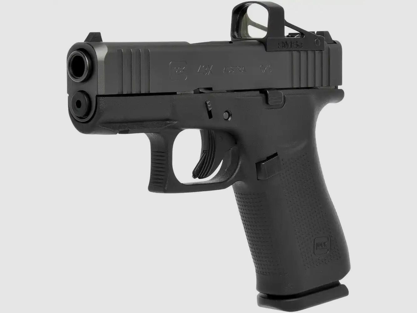 Glock Glock 43X mit montiertem RMSc Shield Red Dot