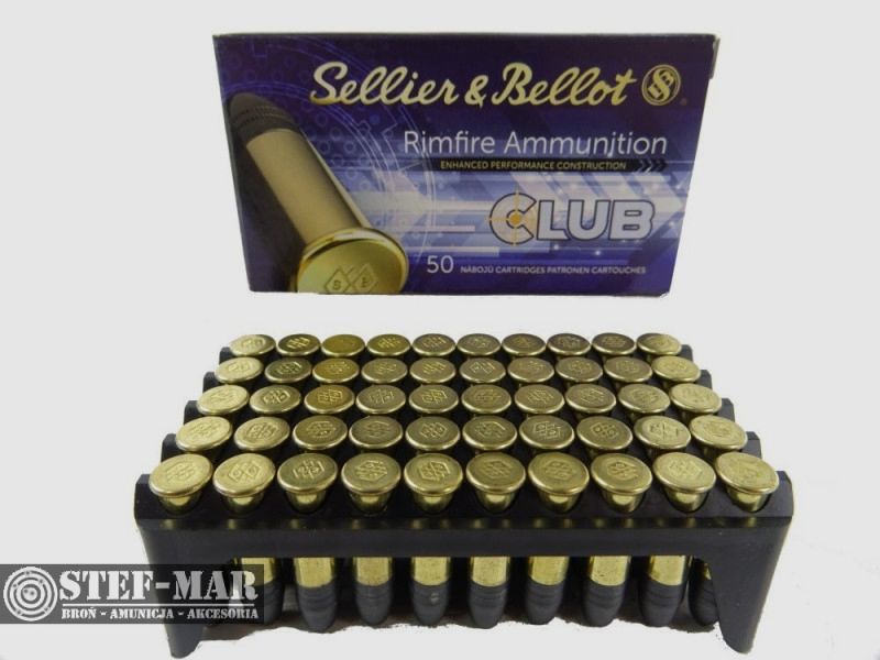 Amunicja Sellier & Bellot .22 LR Club 2.56g (50 szt.) [B1-3], zdjęcie 1 z 3