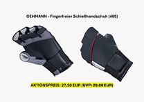 Gehmann vingerloze schiethandschoen (model 465) | Voor rechtshandigen | Maat L
