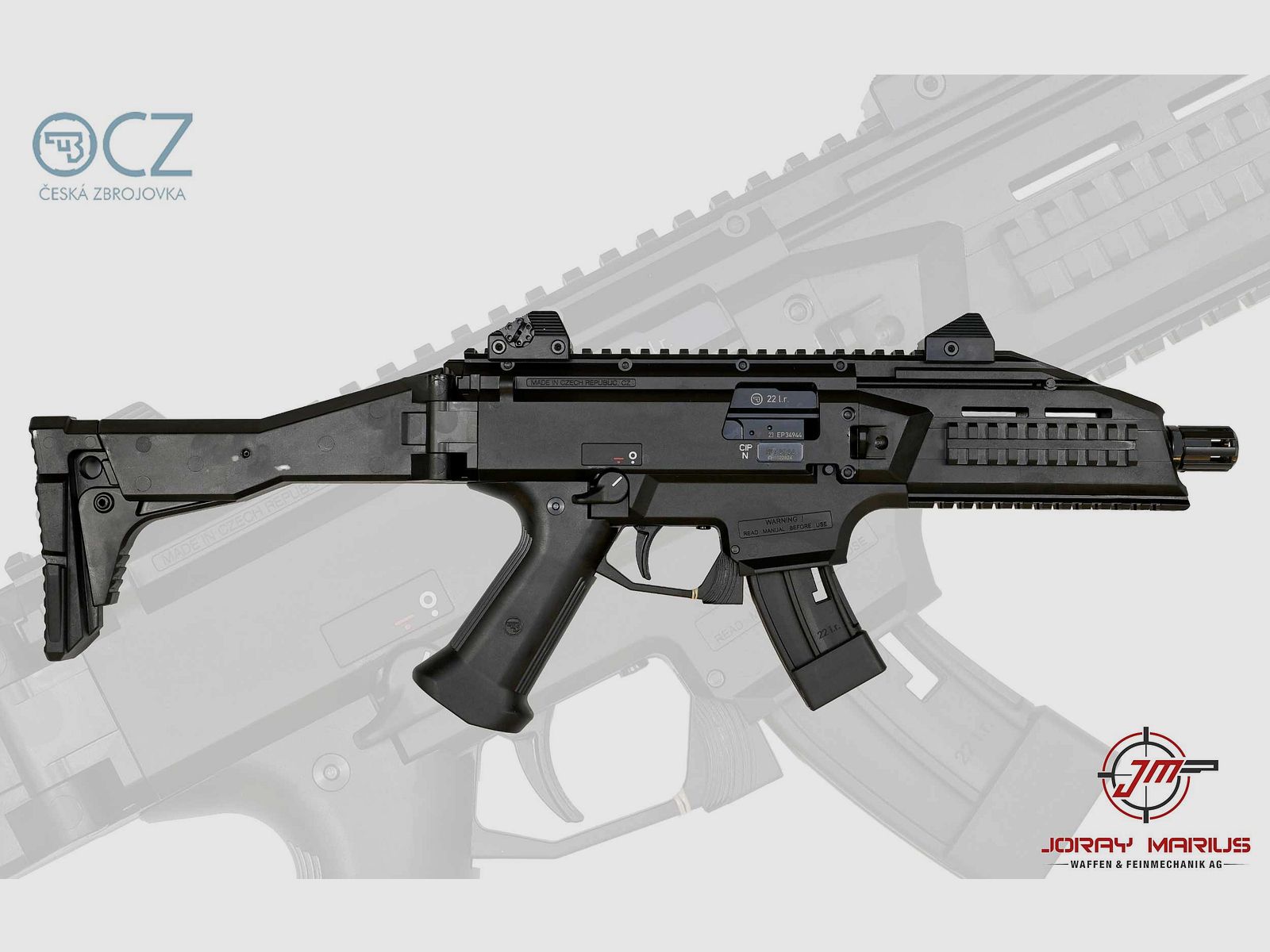 CZ Scorpion EVO 3 S1 Halbautomat .22lr 8″, Bild 1 von 2