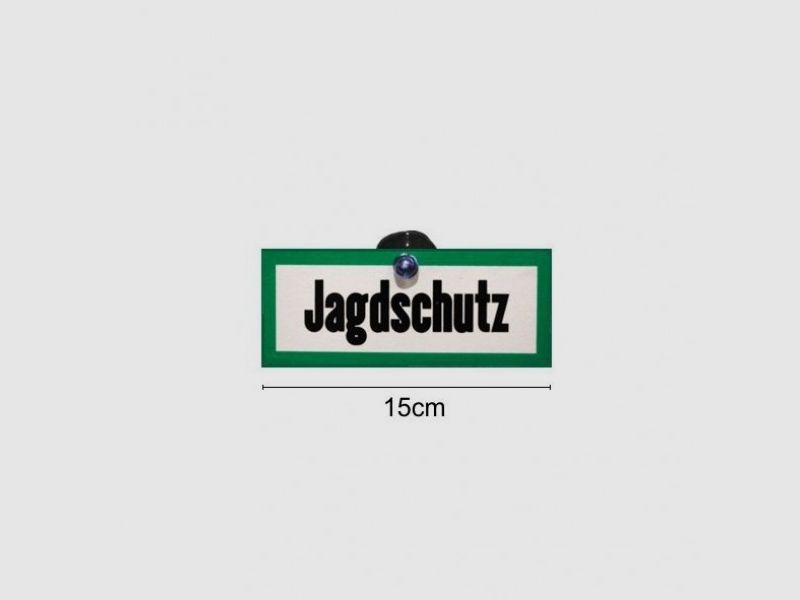 Autocollant pour vitre de voiture « Jagdschutz »