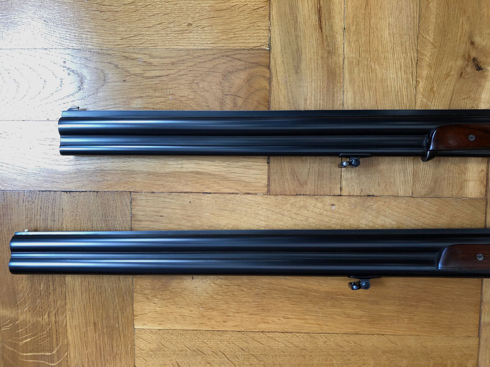 Bockdoppelbüchse Merkel BDB 221E 8x57JRS / Zeiss Diavari 3-12x56 (incl. verwisselbare lopen: BBF 7x57 R & 12/70 en BF 12/70 ) Bj. 1988