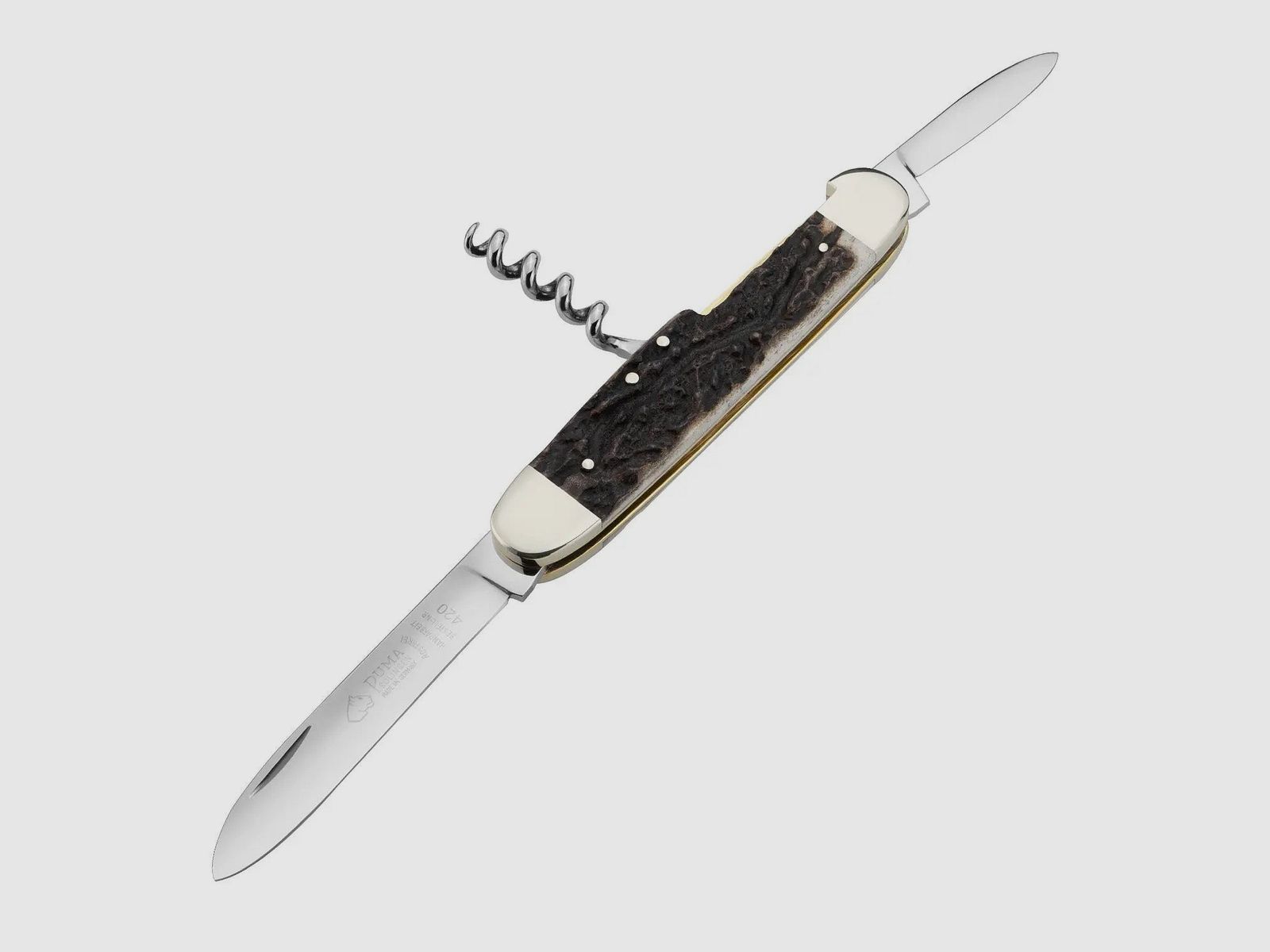 Coltello PUMA 420, corno di cervo, immagine 2 di 4