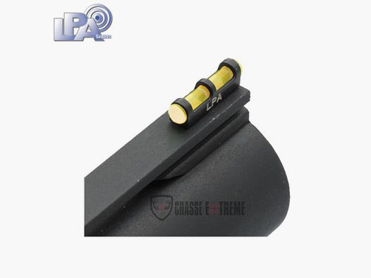 Mira de Fibra Óptica LPA Amarilla para Escopeta con Rosca de 3mm