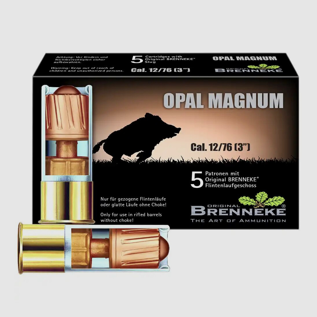 BRENNEKE Ammunition Jagdslug Opal Magnum 43g / 666grs