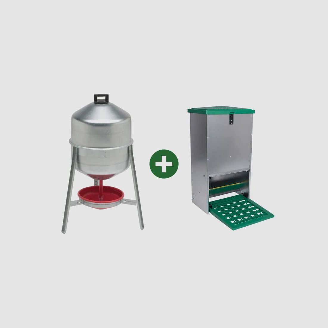Abtränkstelle 30 L + schädlingsgeschützte Futterstation Feedomatic 12 kg, Bild 1 von 13