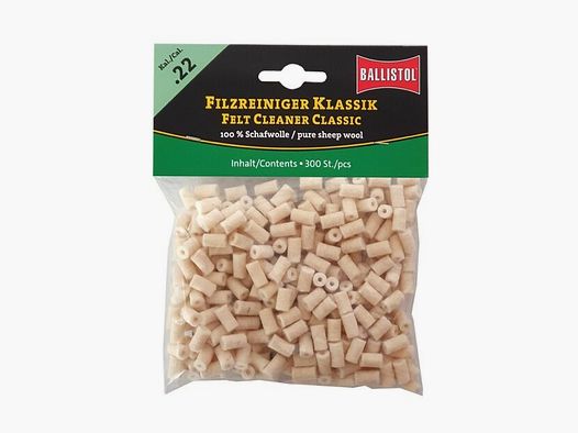 Ballistol Filzreiniger Klassik .22, .223, 5,6mm 300 Stück