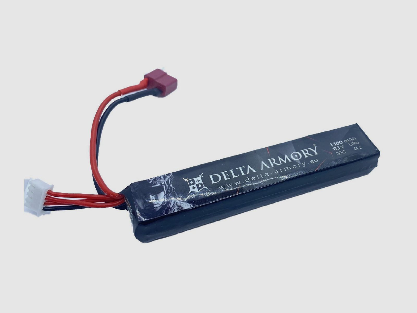 LiPo 11.1V/1100mAh 20C T-Plug - Delta Armory