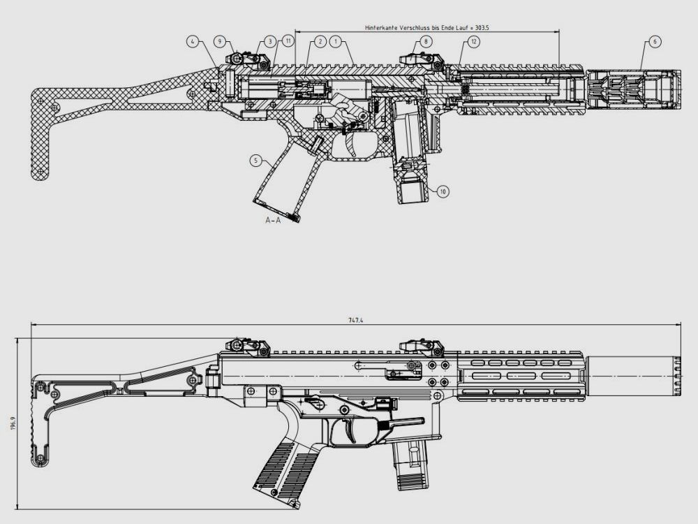 B&T AG (Brügger and Thomet) GHM9 SD special version Germany