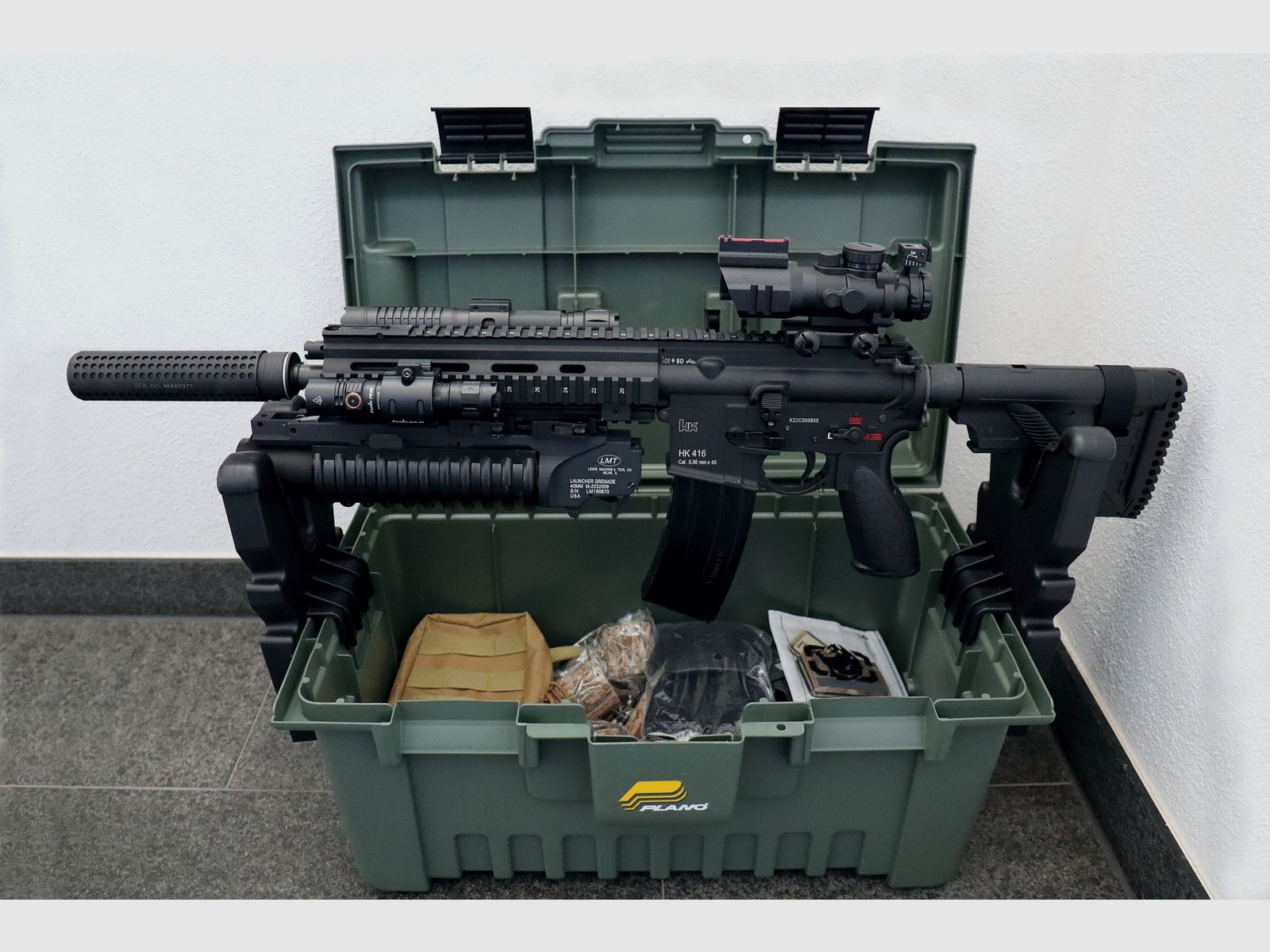 HK416 A5 Gas VFC (UMAREX) volledig uitgerust, nieuw, ongebruikt! Combi (waarde: ca. 1100,-- Euro)