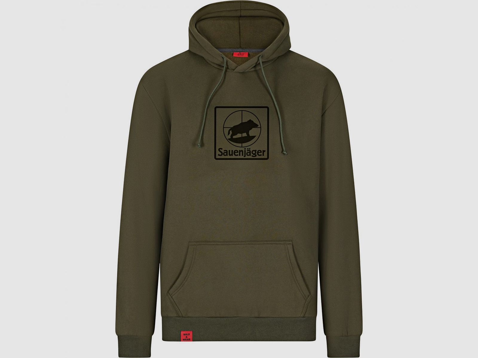 Wild & Wear Hoodie "Sauenjäger" Men (Olive)