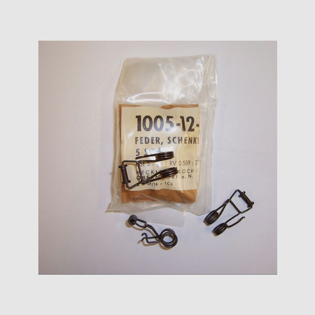 Feder, Schenkel, Abzug NEU für G3 H&K Heckler und Koch GmbH Oberndorf a.N.