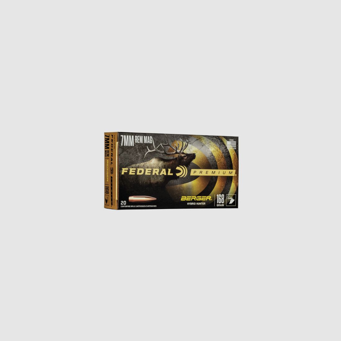 FEDERAL AMMUNITION – Metallpatronen – BERGER HH 168GR