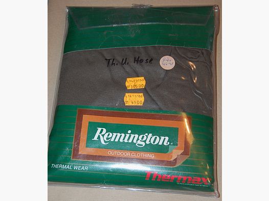 ***Org. Remington Thermo Unterhose Grün in Gr. 46/48***