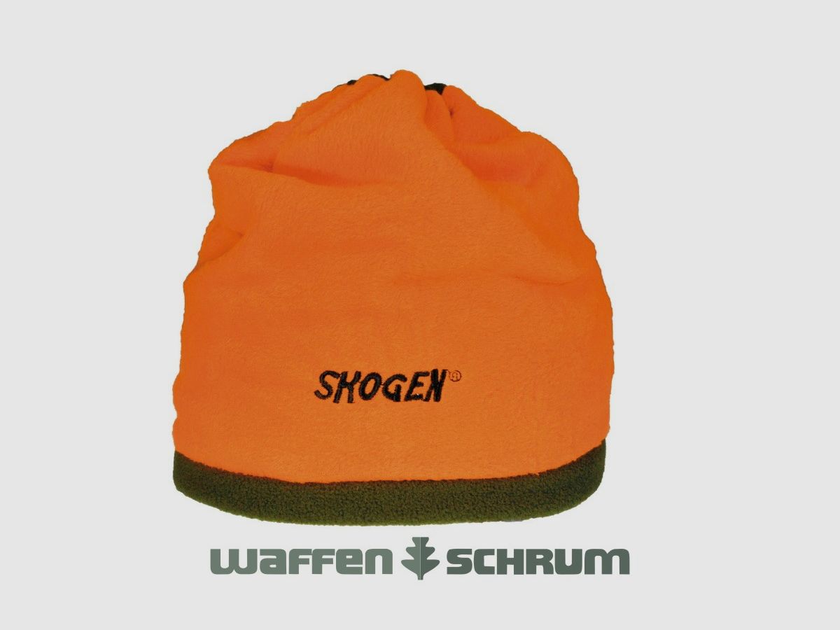 Skogen Wende-Neckwarmer Grün-orange