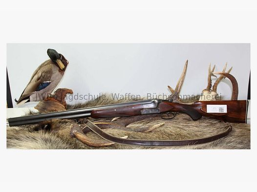 Merkel double-barreled shotgun 12/70