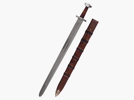 Viking display combat sword with sheath