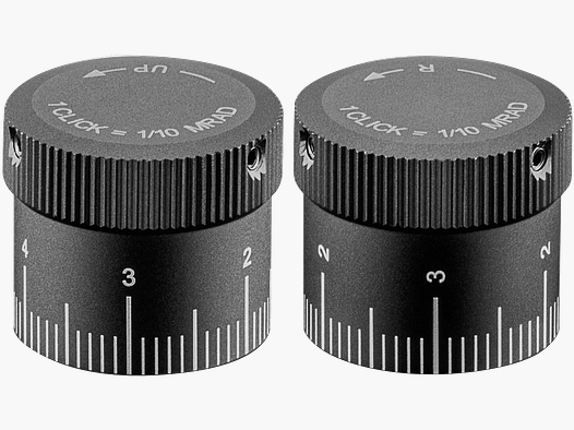 Hawke Riflescope Type 10 Turret Caps Vantage 30 FFP (1/10 MRAD locking) (W+E)