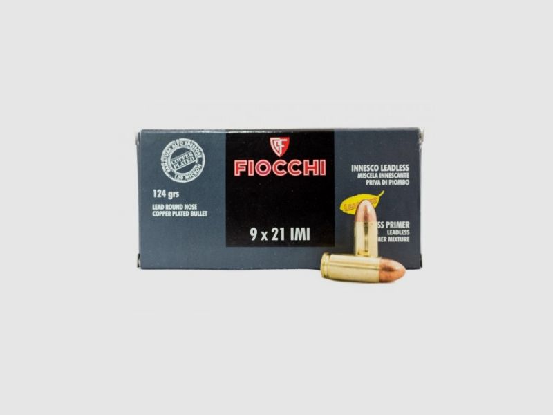 Kal. 9 x 21 FIOCCHI RNCP TOP TARGET 124 Grain Verpackung 50 St.